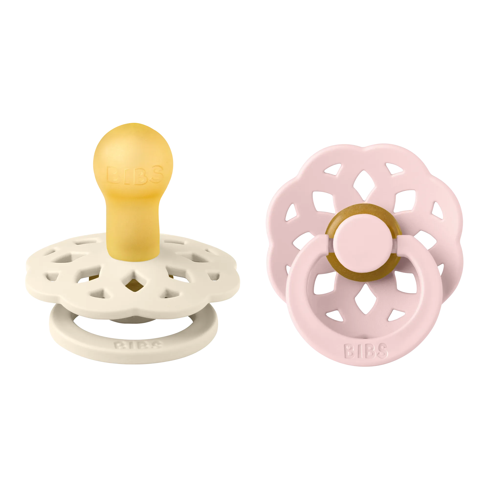 Bibs Colour Dummies - Boheme Ivory/Blossom -(2 pack)