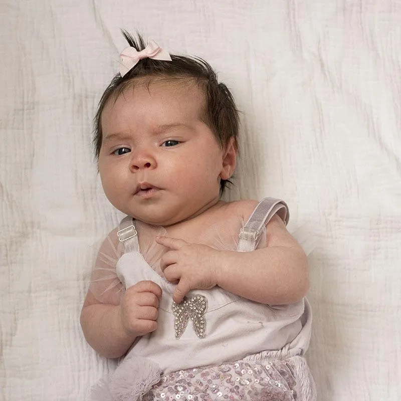 Delilah Onesie | Pink | Size 3-6 months