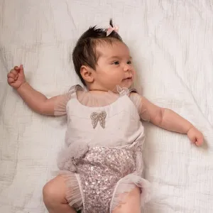 Delilah Onesie | Pink | Size 3-6 months