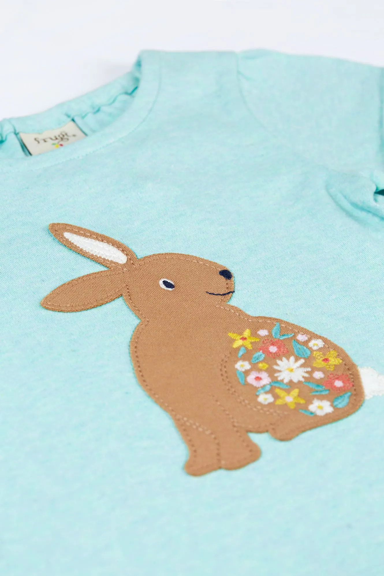 Frugi Baby Girls Evie Applique T-Shirt
