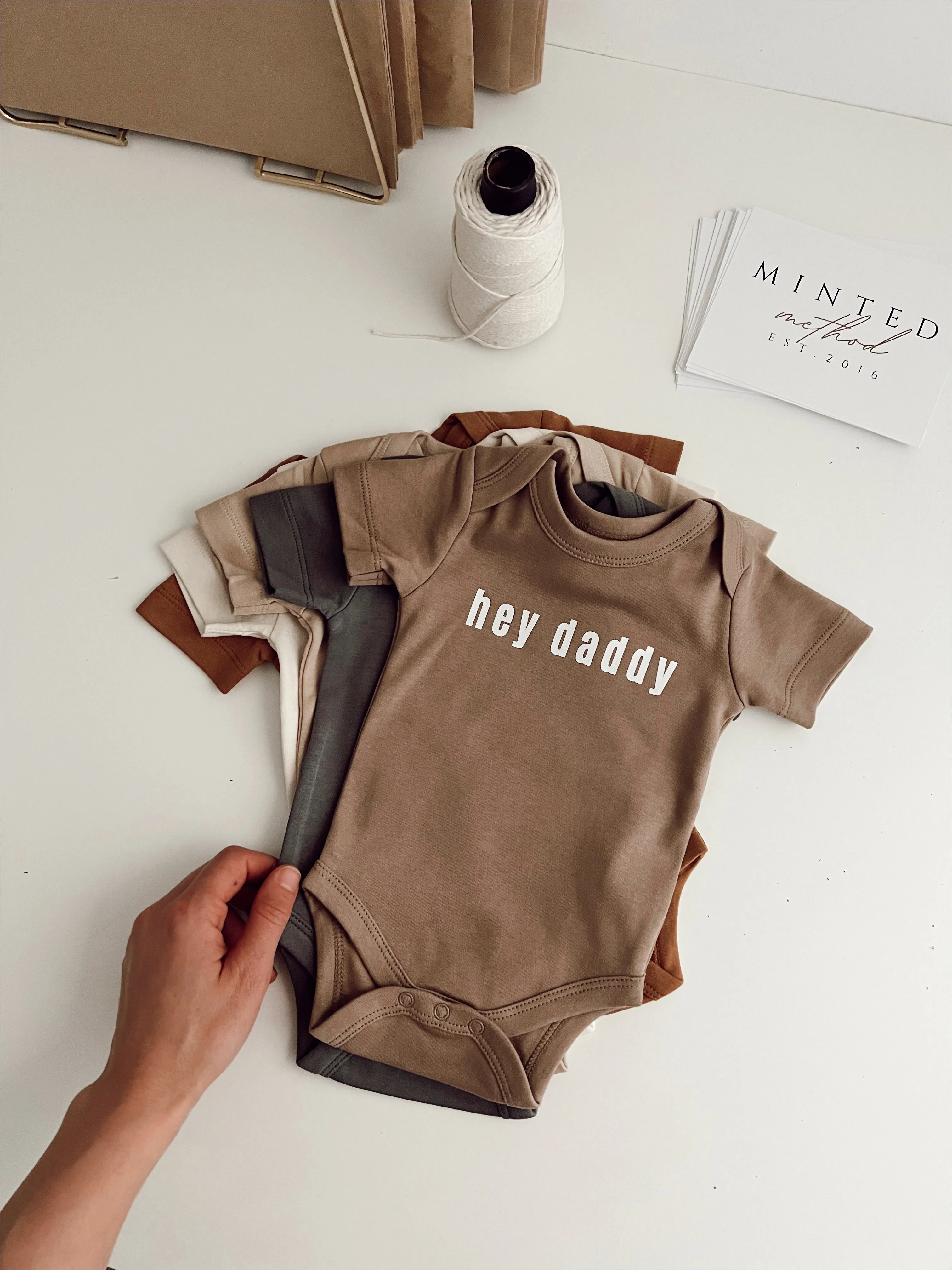 Hey Daddy Organic Onesie