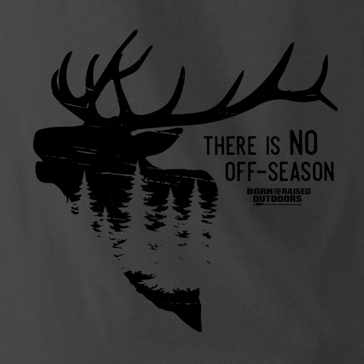 No Off Season Tee - Heavy Metal
