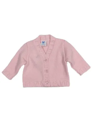 Pink premature baby Cardigan
