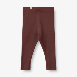 Rib Leggings Maddy | Baby - aubergine
