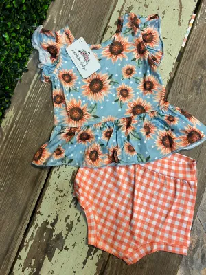 Sunflower Field Bum Shorts