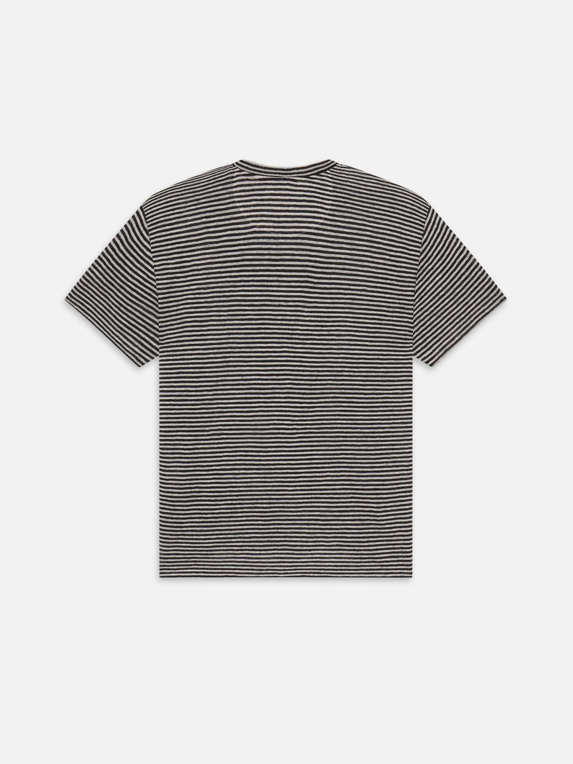 The Linen Baby Tee -- Black Multi